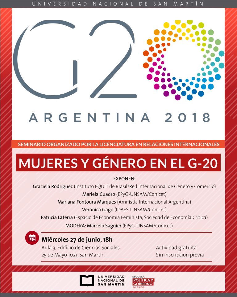 2018 Mujeres y Genero en el G20